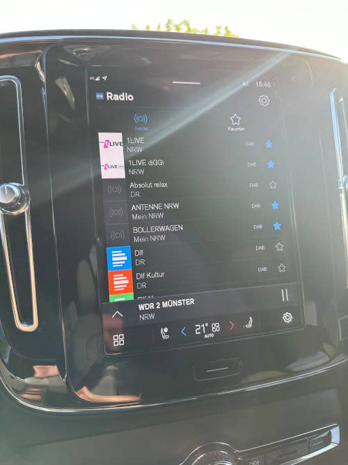 Volvo XC40 Recharge Pure Electric Test - Radio