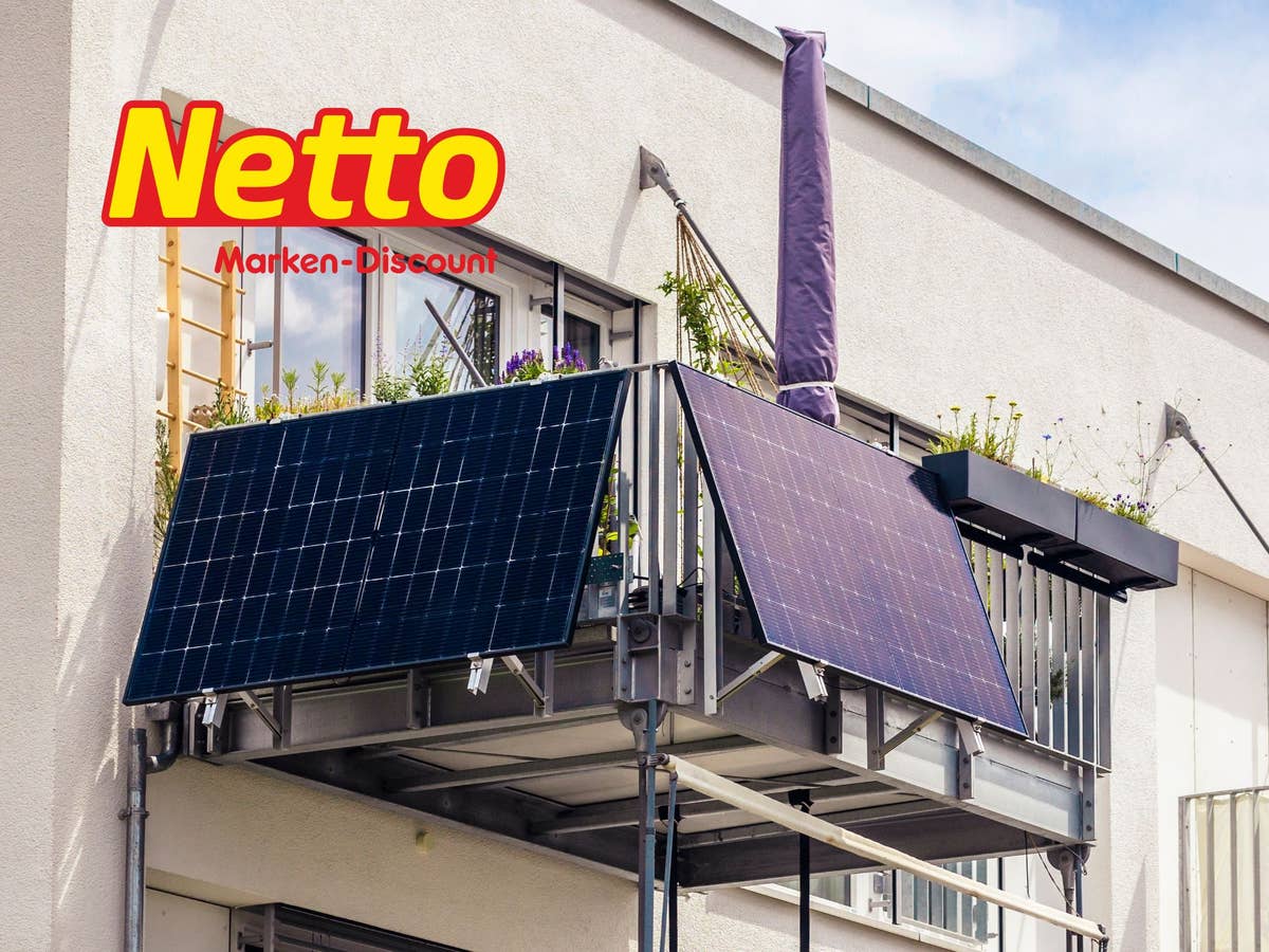 Von knapp 1.600 auf unter 300 Euro - Netto schmeißt Balkonkraftwerk raus