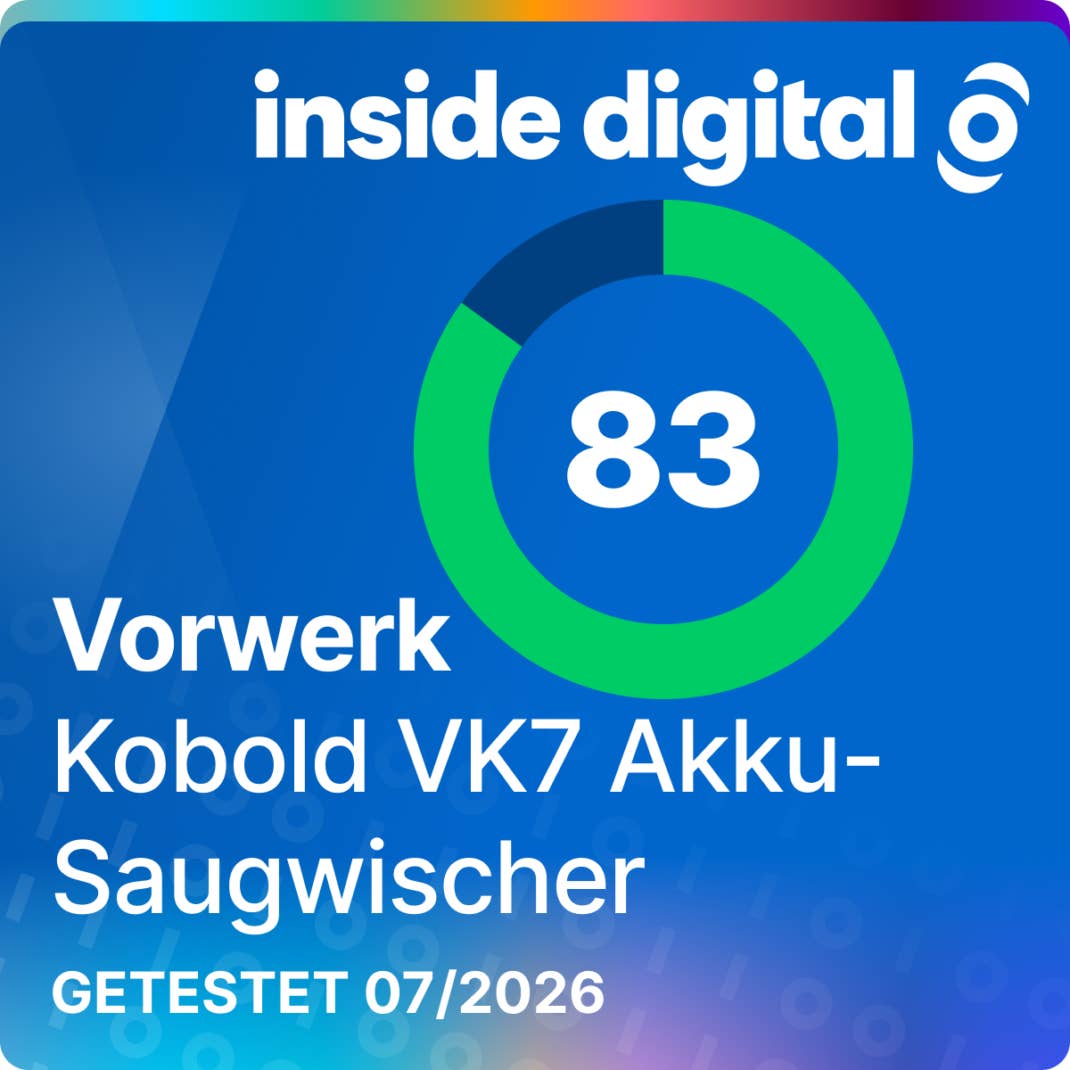 Vorwerk Kobold VK7 Akku-Saugwischer Testsiegel