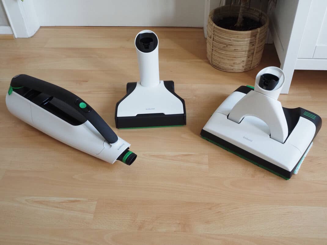 Vorwerk Kobold VK7 Akku-Staubsauger Set mit Elektrobürste und Saugwischer