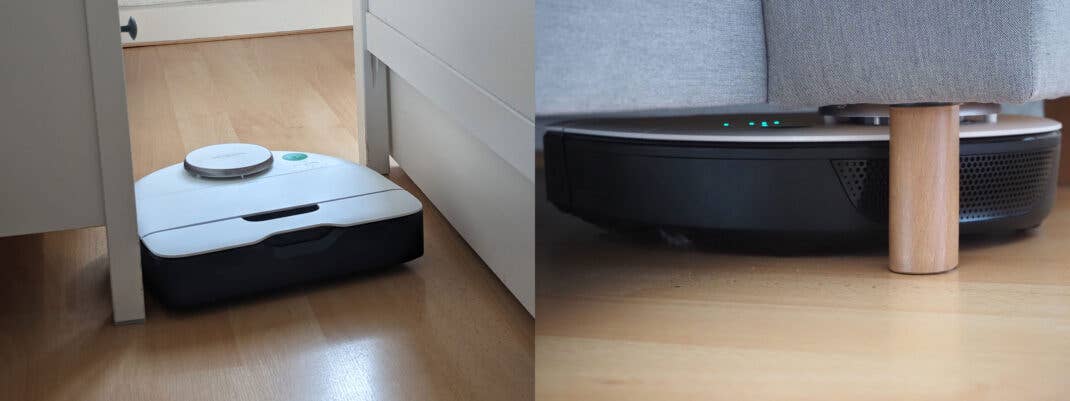 Manövrierfähigkeit des Vorwerk-Saugroboters