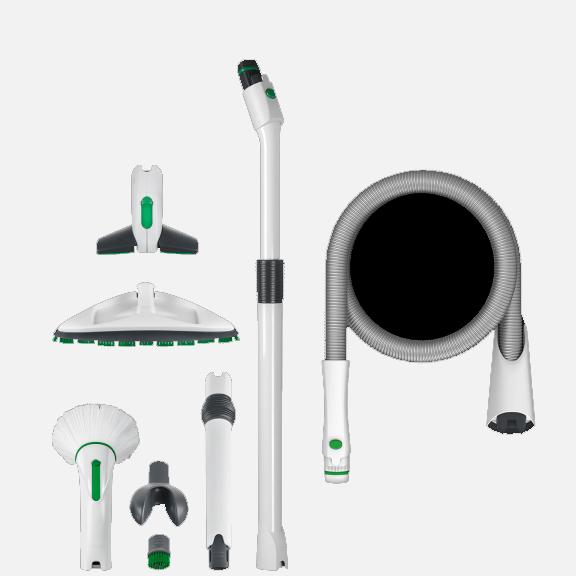 Juego de accesorios Vorwerk con boquillas de aspiración y mangueras