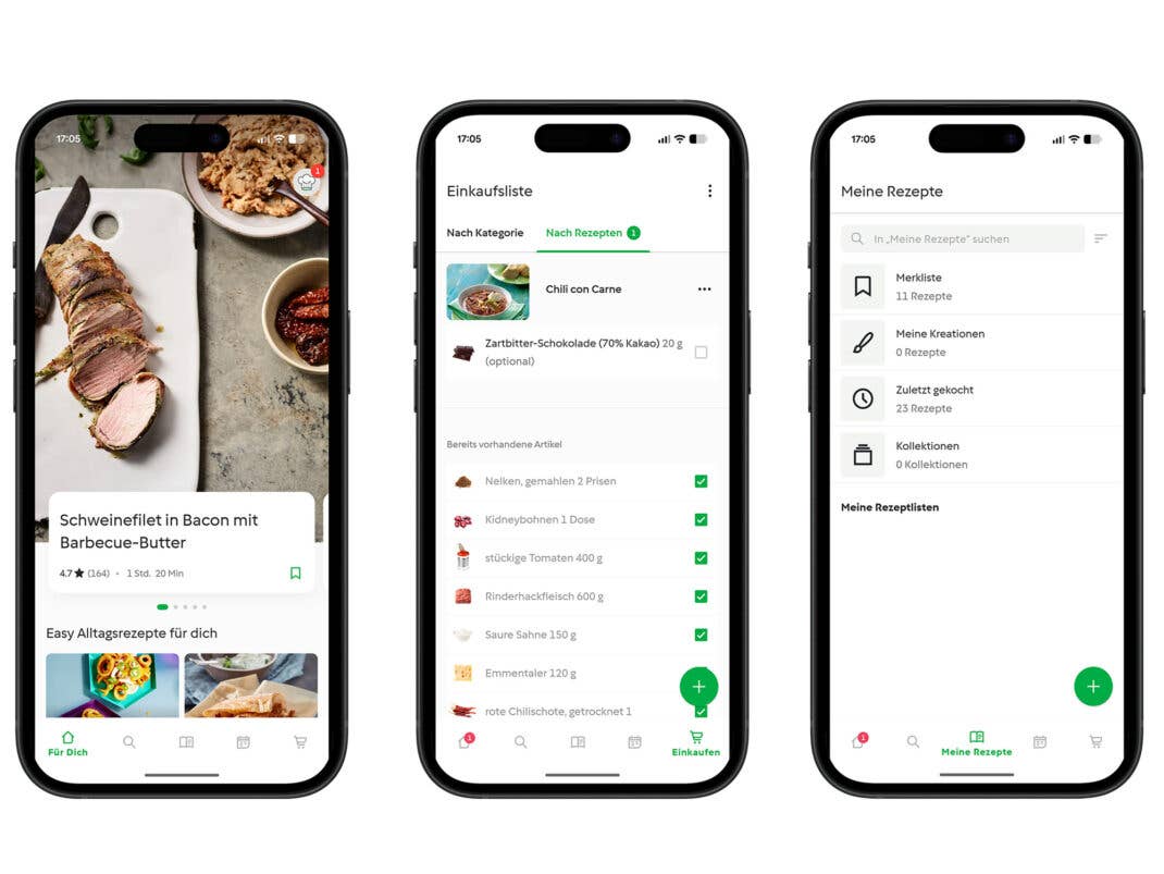 Cookidoo-App-Optionen