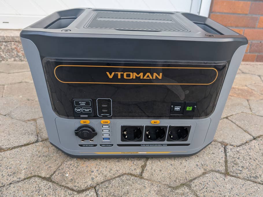 VTOMAN Flashspeed 1500 Frontansicht