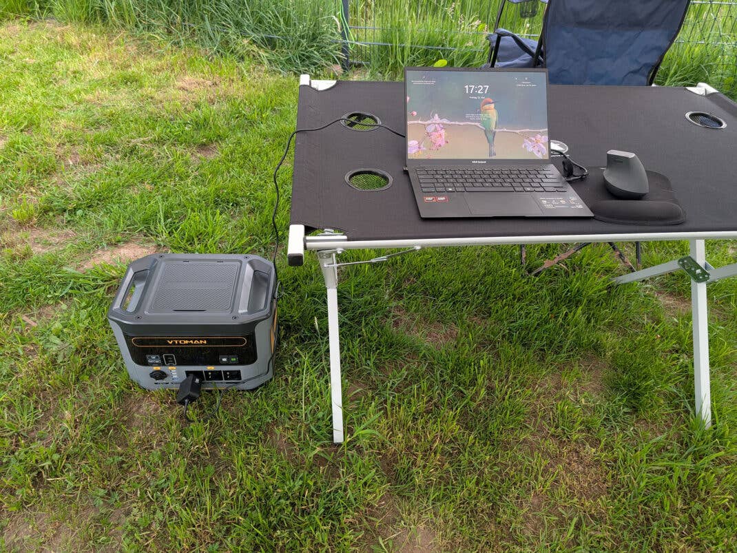 VTOMAN FlashSpeed 1500 im Outdoor-Einsatz