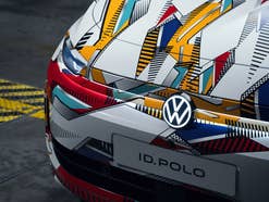 Front des neuen VW ID. Polo (getarnt).