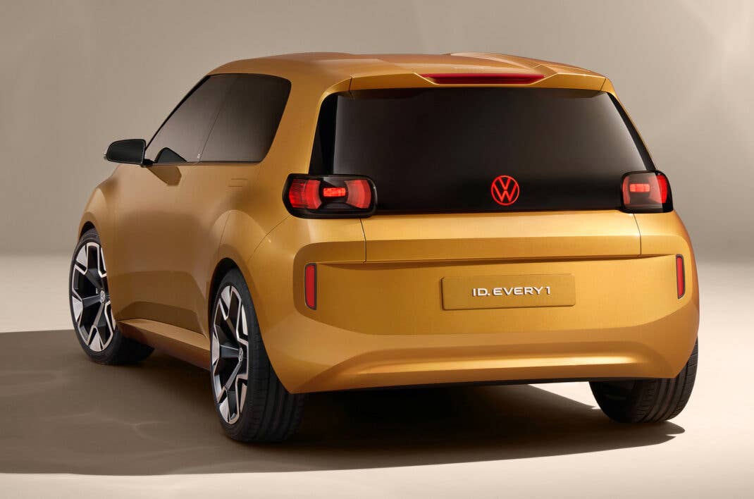 VW ID. Every1 in der Heckansicht.