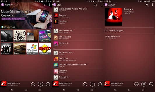 Walkman-App von Sony