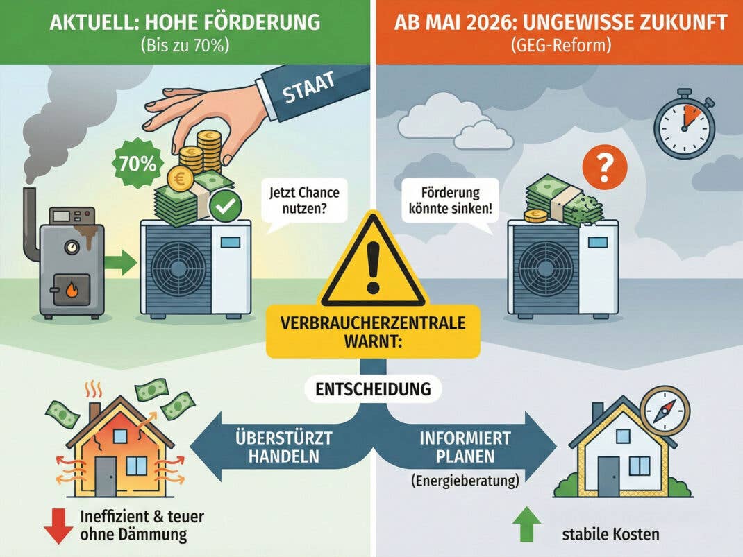 Warum „Heizung schnell tauschen“ trotzdem keine gute Idee ist