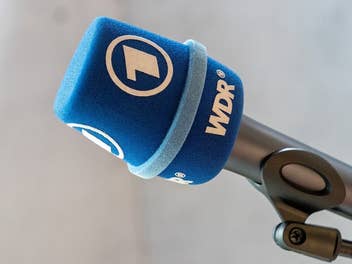 Ein Mikrofon vom WDR