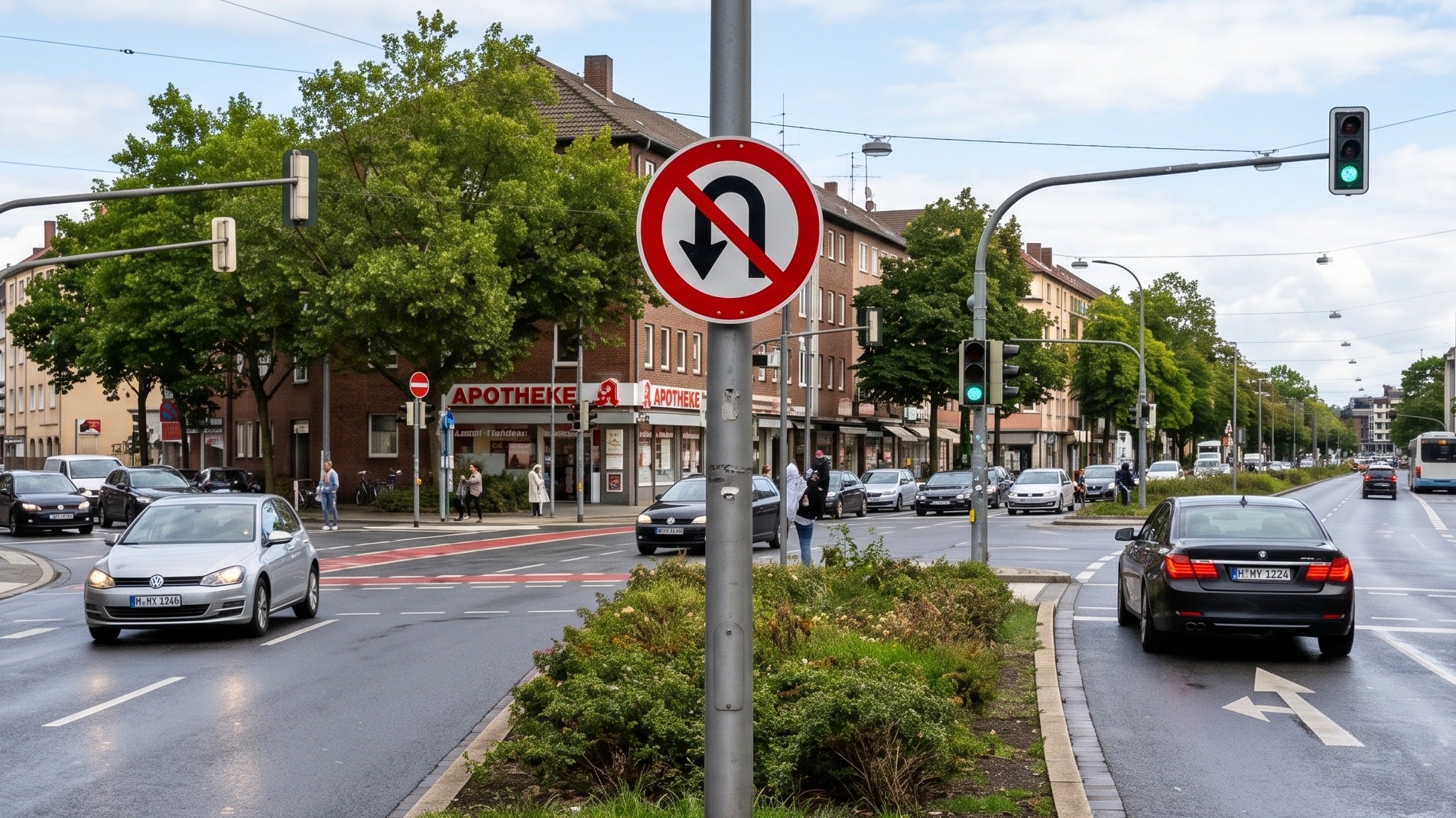 Wenden verboten: Die Strafe für Missachtung ist ziemlich seltsam