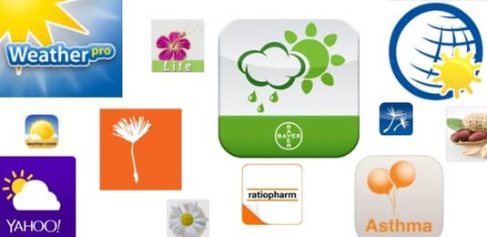 Wetter- und Allergiker-Apps