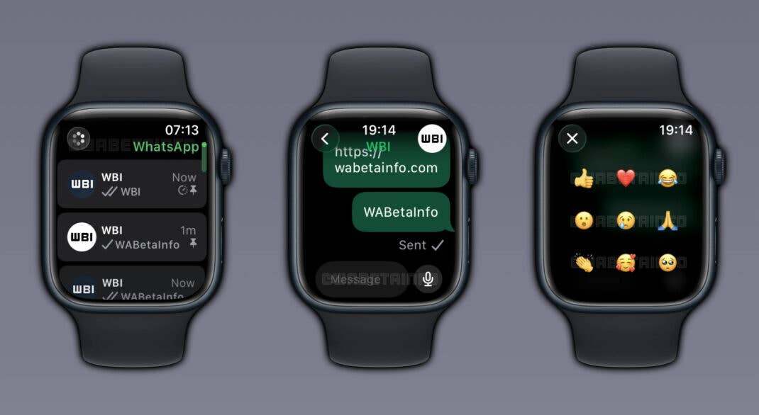 Die erste Beta von WhatsApp auf der Apple Watch