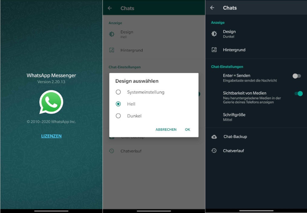 Whatsapp Dark Mode Ist Da So Bekommst Du Ihn In Drei Schritten