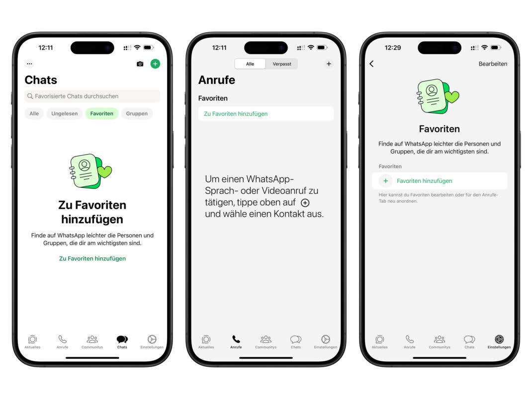 WhatsApp hat eine neue Favoriten-Funktion vorgestellt