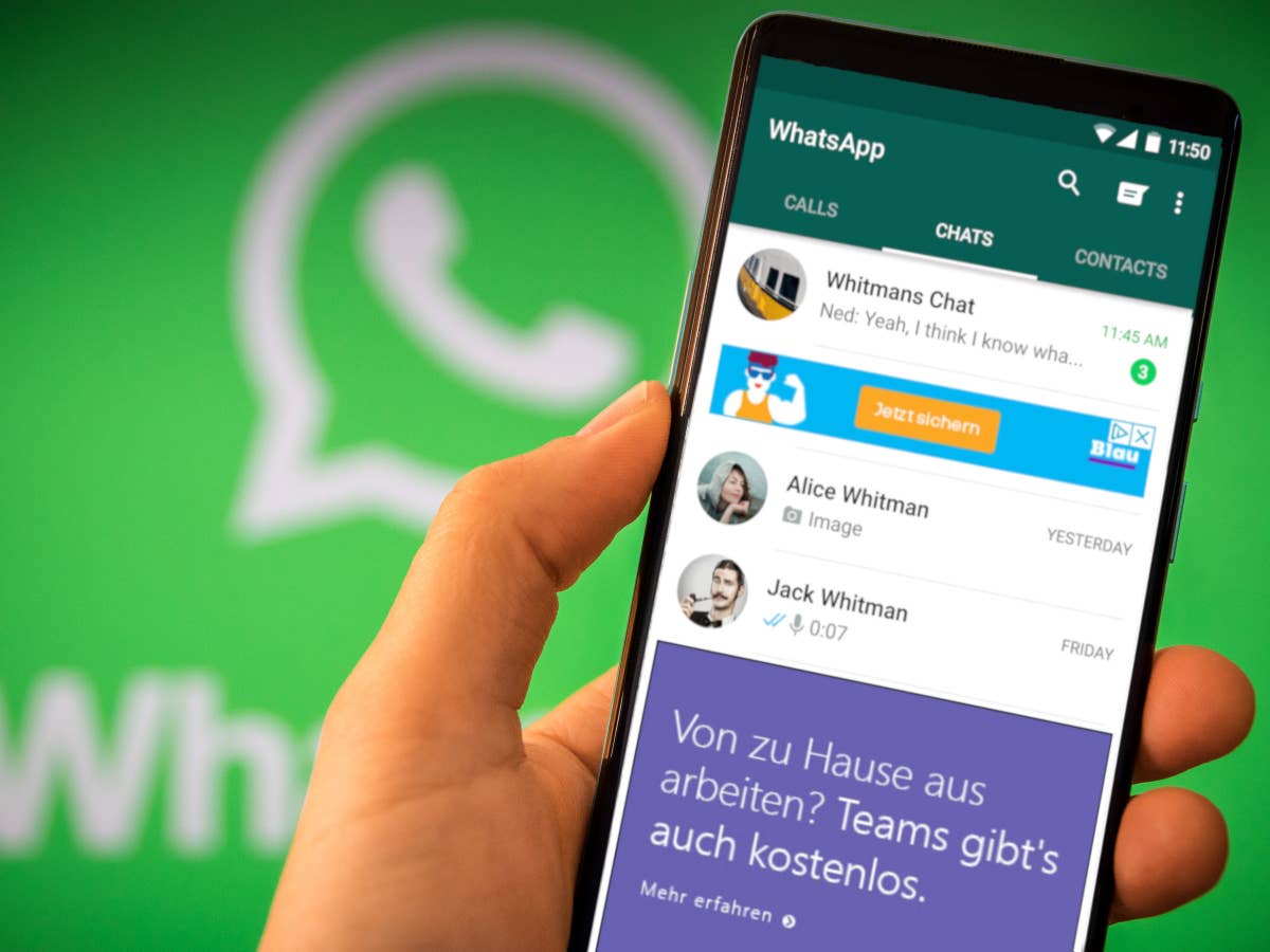 WhatsApp mit Werbung