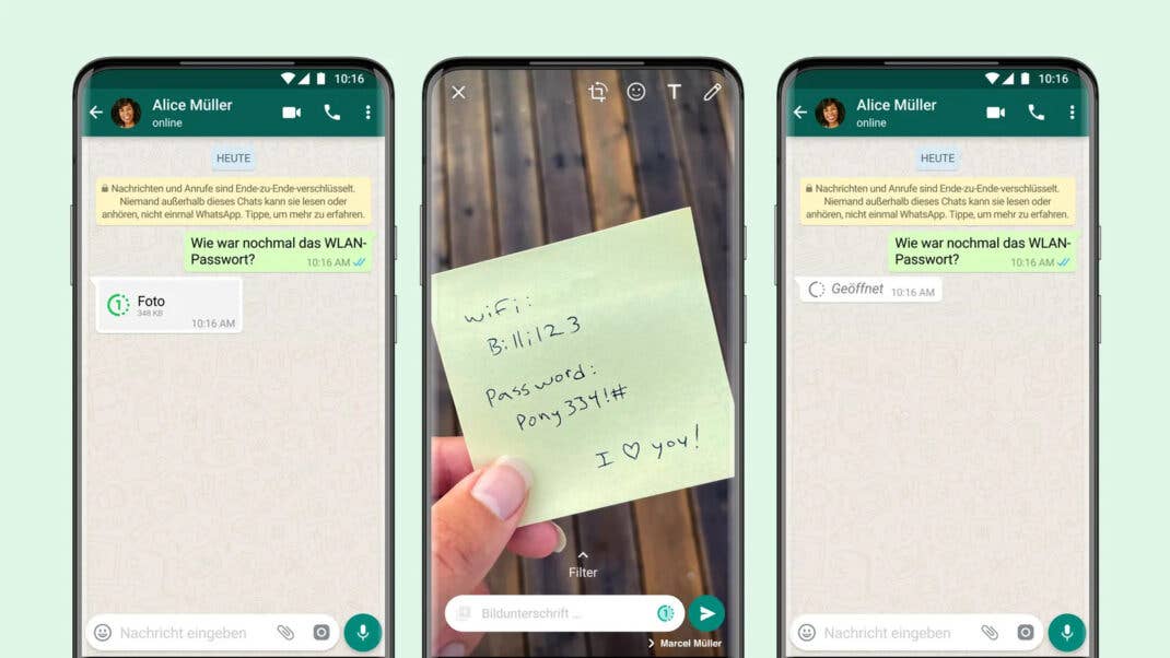 WhatsApp lässt deine Bilder verschwinden