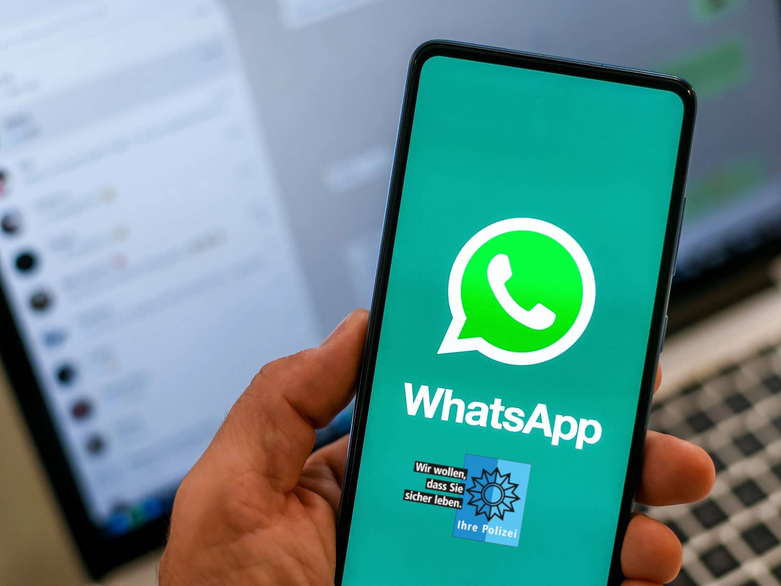 Polizei im WhatsAppStatus? Das hat einen wichtigen Grund