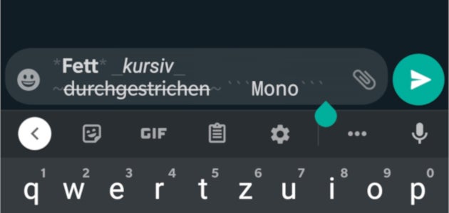 Whatsapp Tipp So Schreibst Du Fett Kursiv Und Durchgestrichen