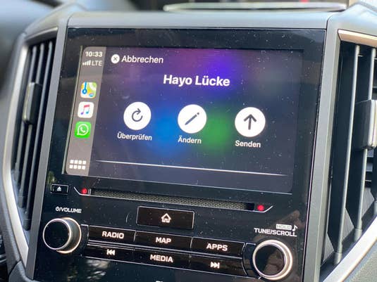 WhatsApp im Subaru XV nutzen