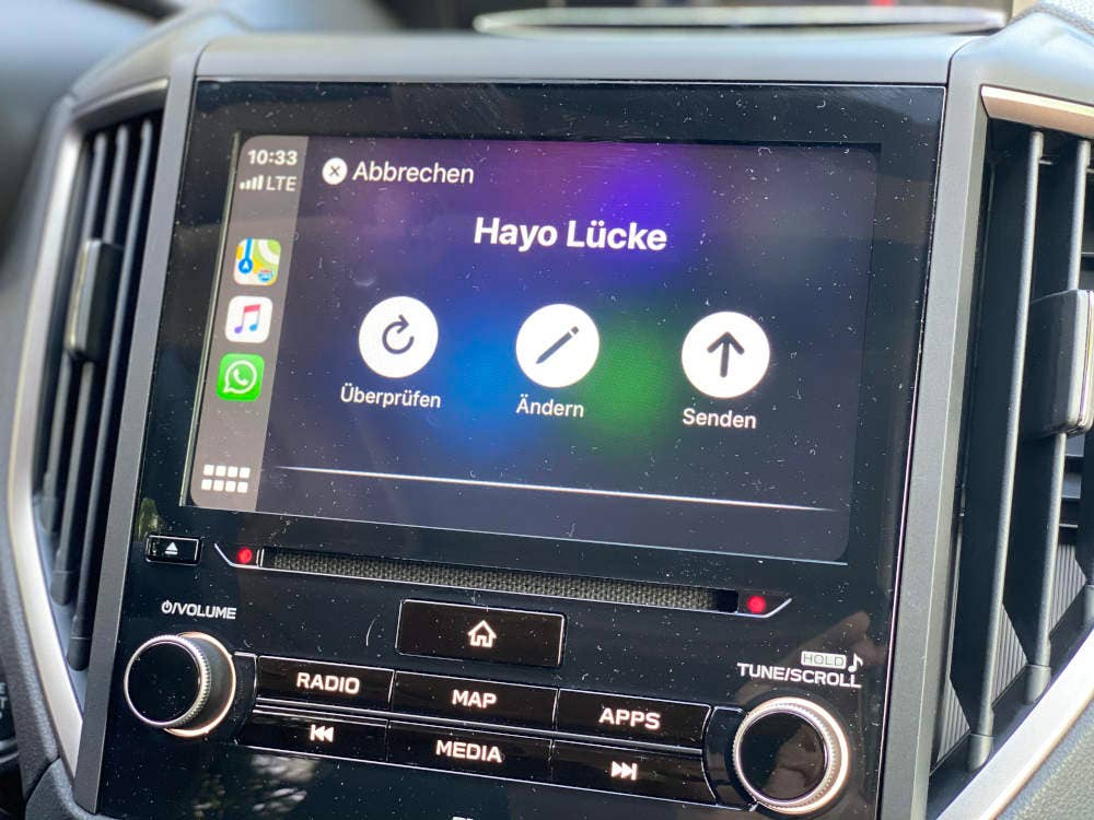 Subaru XV Apple CarPlay und Subaru Starlink ausprobiert