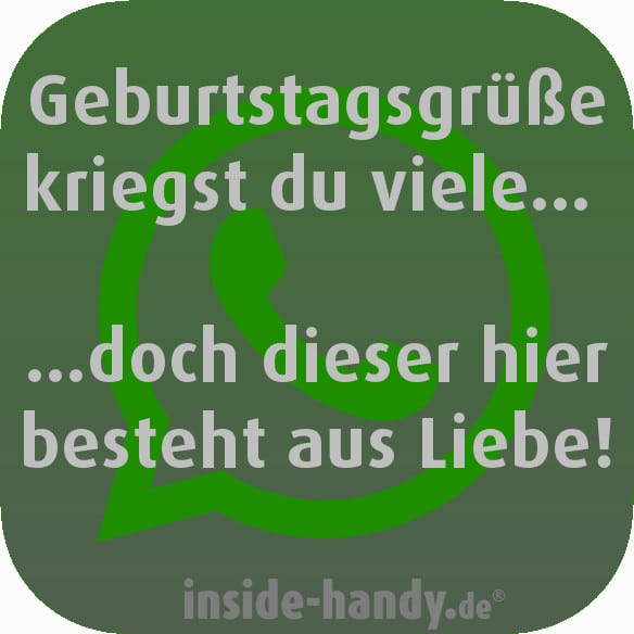 Die besten Geburtstagswünsche für WhatsApp