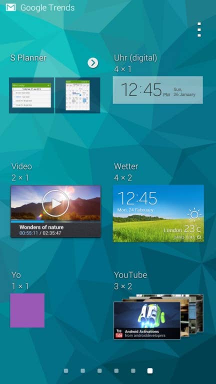 Widgets