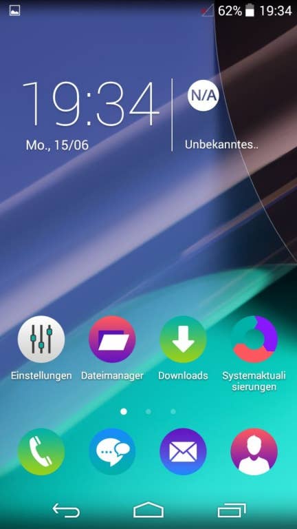Wiko Highway Pure: Das Menü des Franzosen