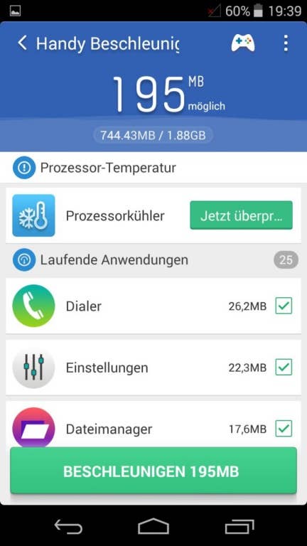 Wiko Highway Pure: Das Menü des Franzosen