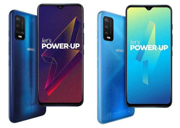 Wiko Power U20 und Wiko Power U10 Voderseite und Rückseite