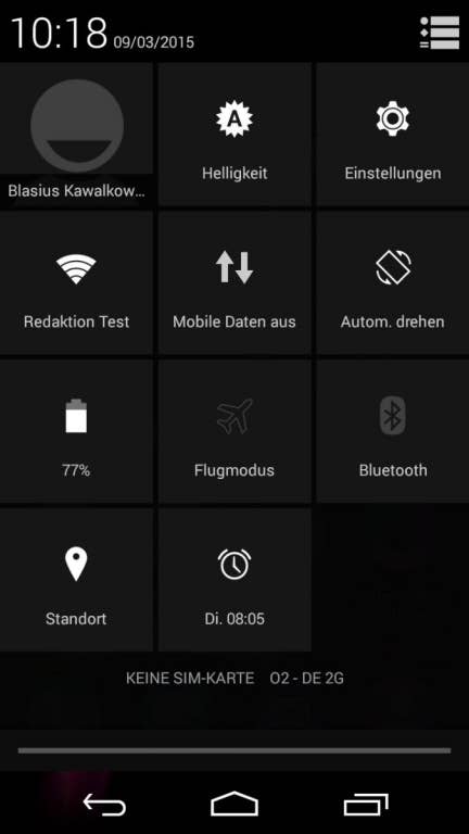 Wiko Ridge 4G: Screenshots Android 4.4.4 und Nutzeroberfläche