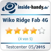 Wiko Ridge Fab 4G Testsiegel