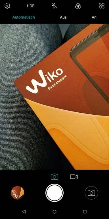Wiko View Prime im Test: Kamera-App