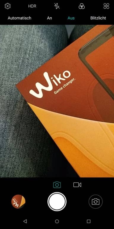 Wiko View Prime im Test: Kamera-App