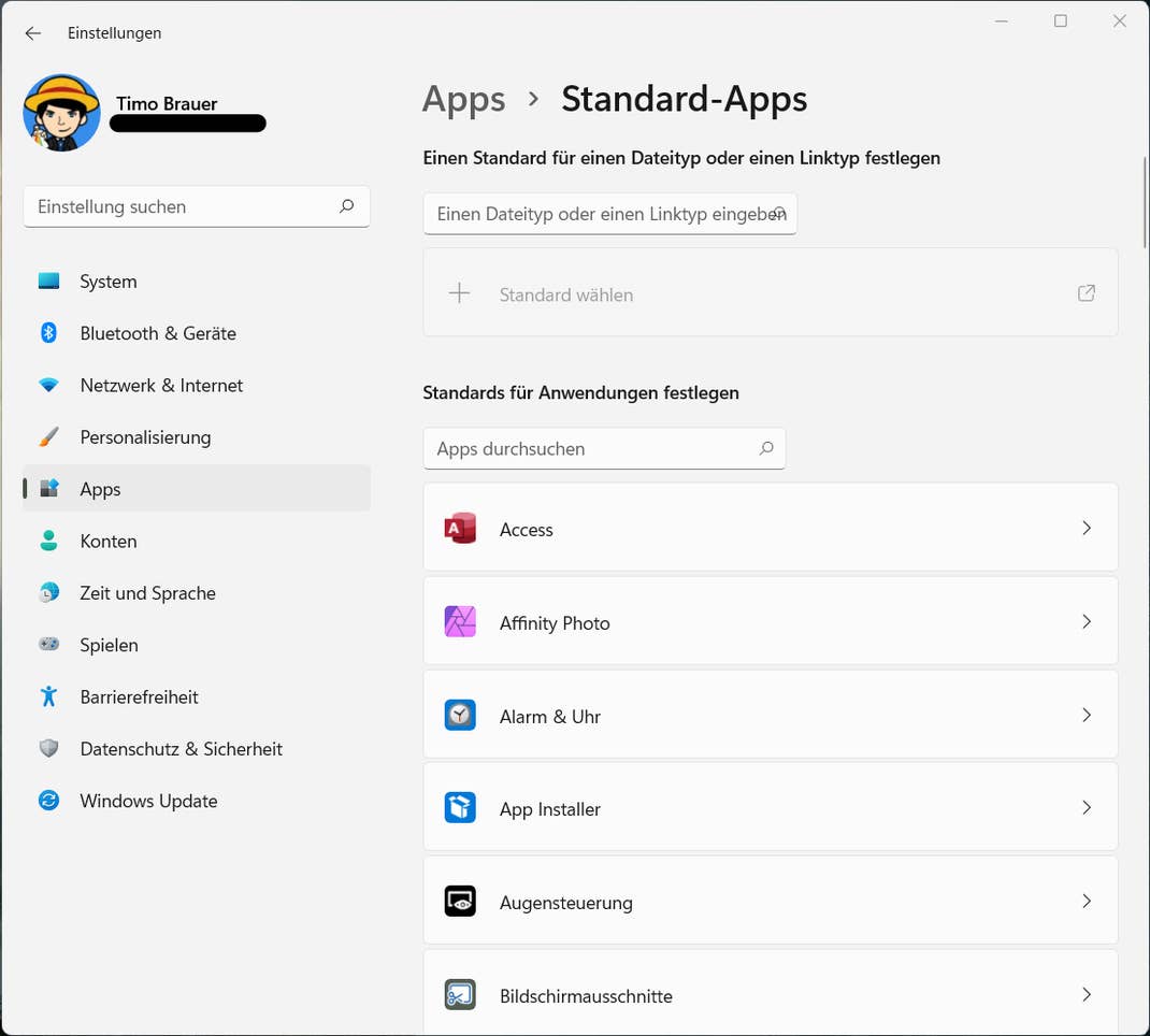 Windows 11 Standardbrowser wechseln