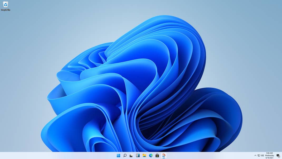 Der Desktop unter Windows 11