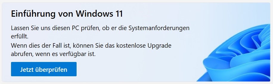 Das Tool überprüft mit einem Klick, ob dein Rechner bereit für Windows 11 ist