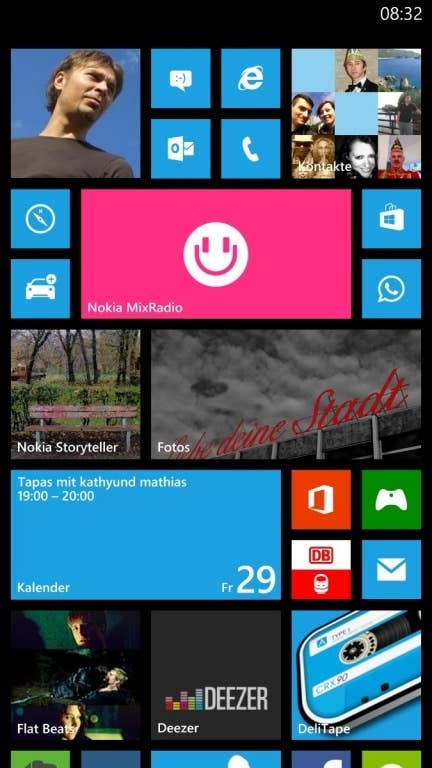 Windows Phone 8 auf dem Lumia 1520