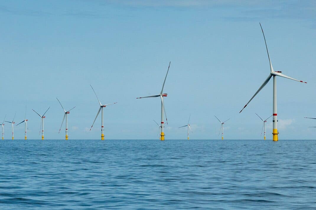 Windräder in der Ostsee