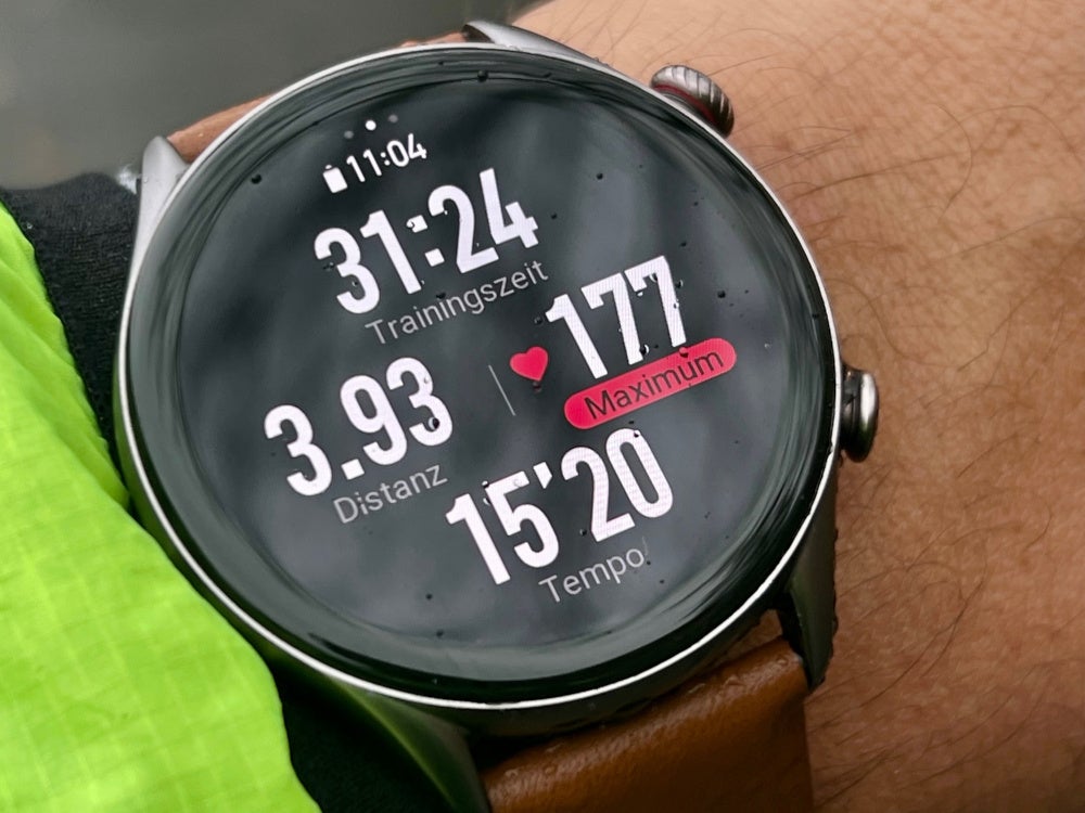 Workout-Modus Amazfit GTR 3 Pro.