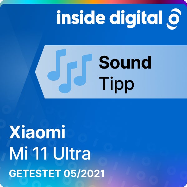 Xiaomi Mi 11 Ultra Sound-Sonderauszeichnung