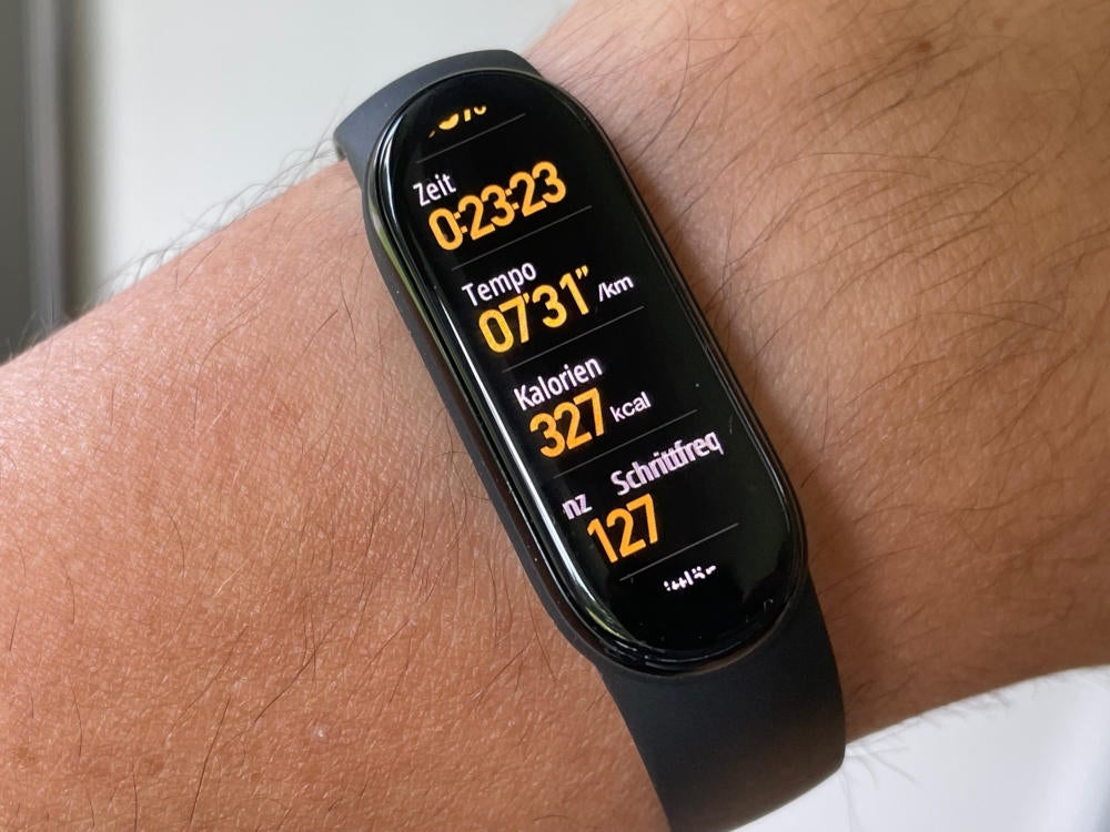 Xiaomi Mi Band 6 Laufstatistiken