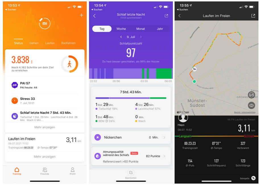 Xiaomi Mi Fit App