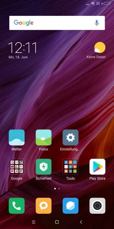 Xiaomi Mi Mix 2 - Globale Software