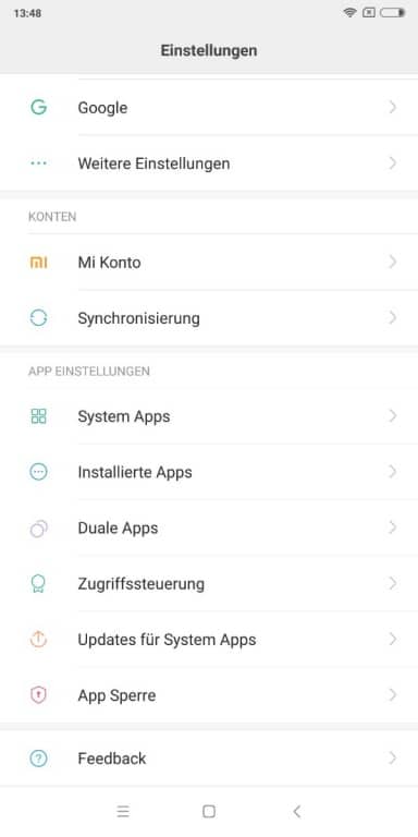 Xiaomi Mi Mix 2 - Globale Software