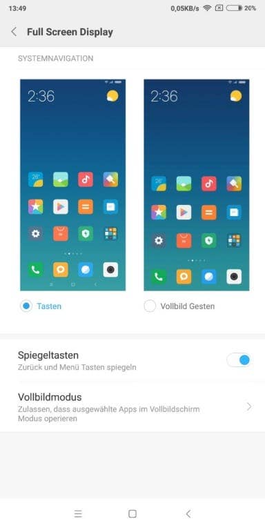 Xiaomi Mi Mix 2 - Globale Software