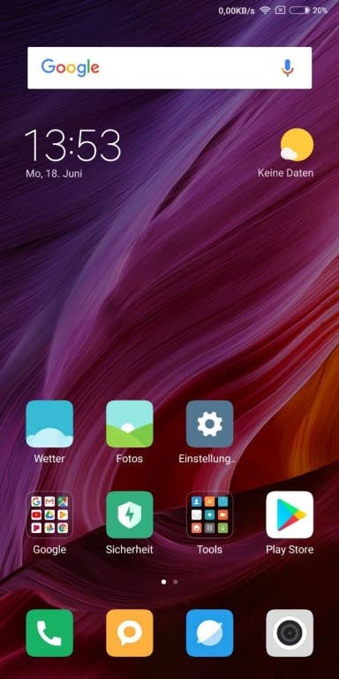 Xiaomi Mi Mix 2 - Globale Software