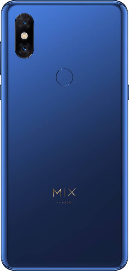 Xiaomi Mi Mix 3 Blau Hinten