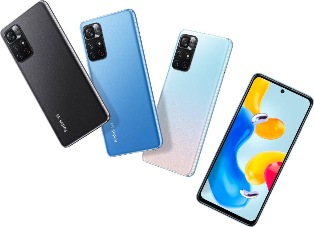 Xiaomi Redmi Note 11S 5G Front und Rückseite