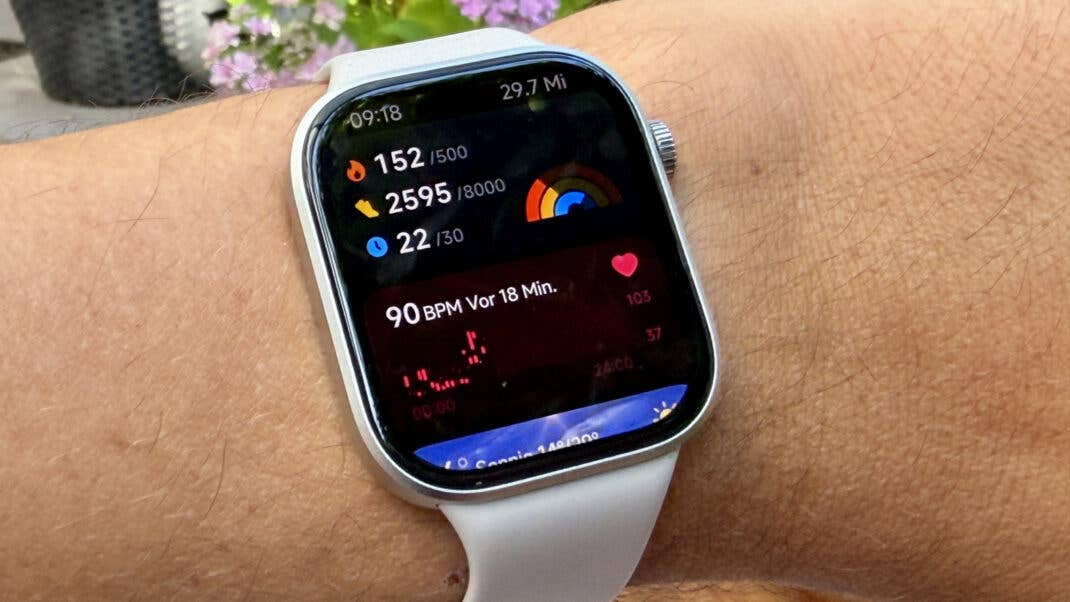 Widget-Übersicht auf der Xiaomi Redmi Watch 6 NFC.